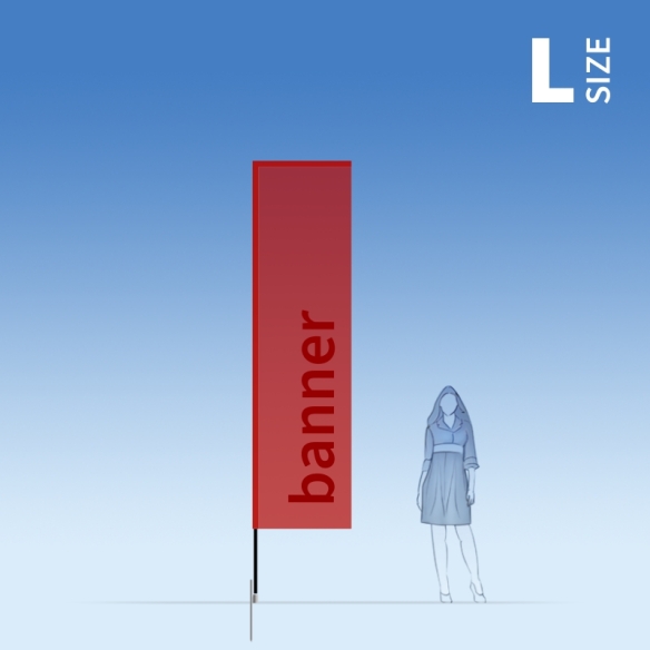 Beachflag Set Banner - L