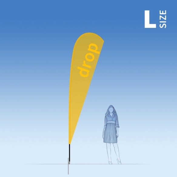 Beachflag Set Drop - L