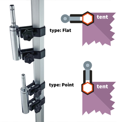 Tent Bracket - hexagon