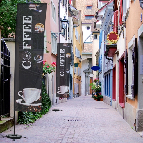 Beachflag Set Banner - L