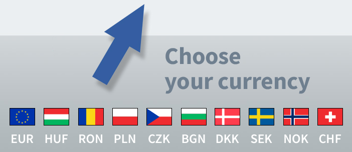 Choose your currency